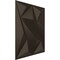 Ekena Millwork 19 5/8in. W x 19 5/8in. H Marquise EnduraWall Decorative 3D Wall Panel Covers 2.67 Sq. Ft. WP20X20MQCDB - alternate 4